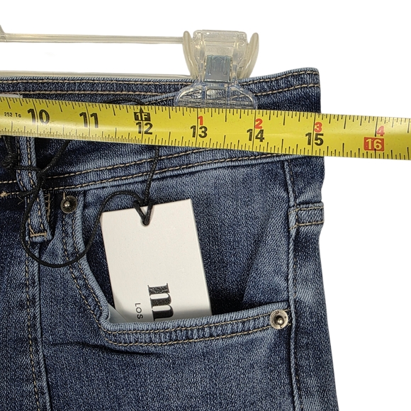 NWT Mica Jeans - High Rise Wide Leg Blue Denim Womens Jeans - Picture 7 of 16